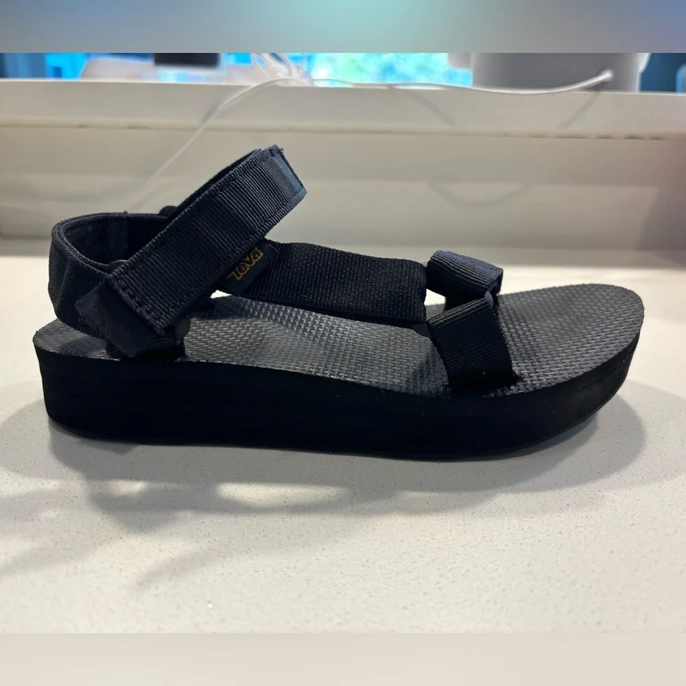Teva Black Platform Sandals for Women - Picture 5 of 5